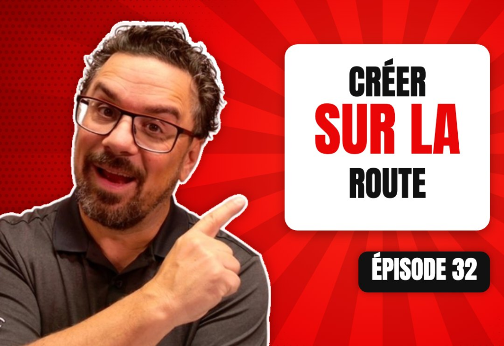 Épisode 32 du podcast L'Académie du Podcast : Créer du contenu lorsqu’on est sur la route