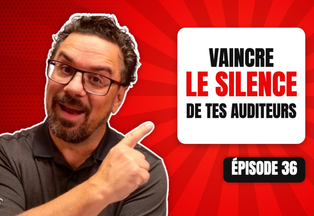 Épisode 36 du podcast L'Académie du Podcast : Vaincre le syndrome du silence sur votre podcast…