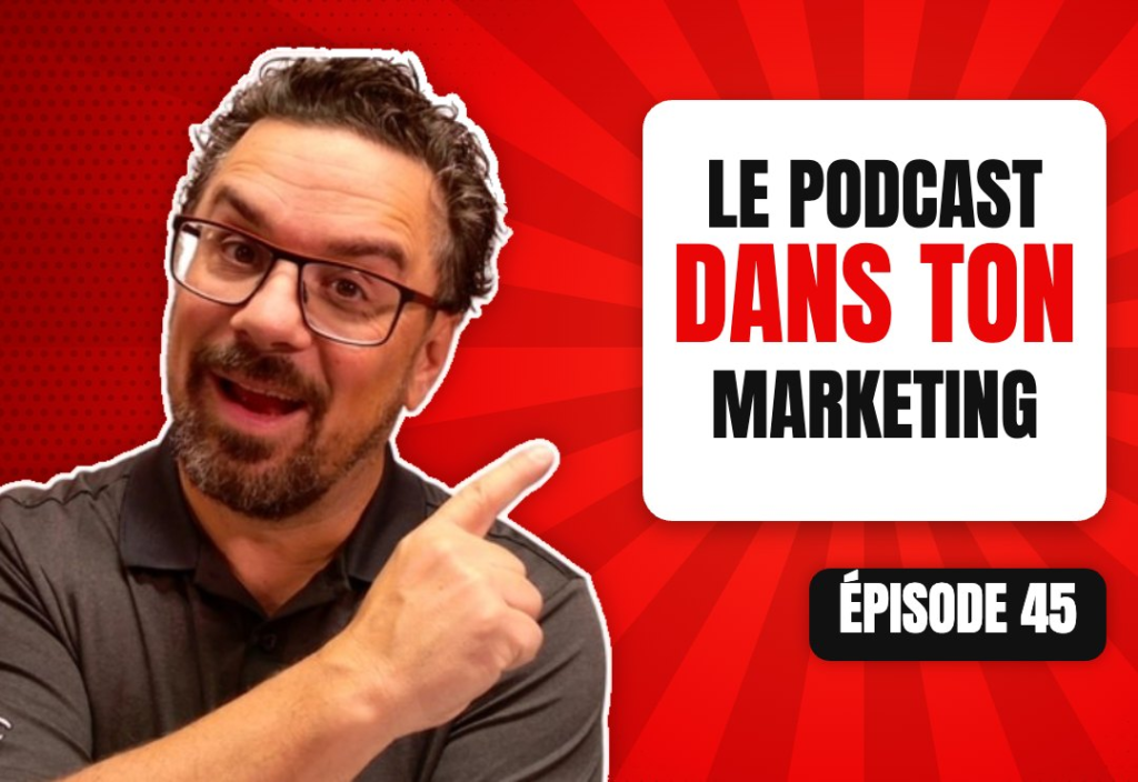 Épisode 45 du podcast L'Académie du Podcast : Pourquoi intégrer un podcast dans sa stratégie marketing est gage de succès