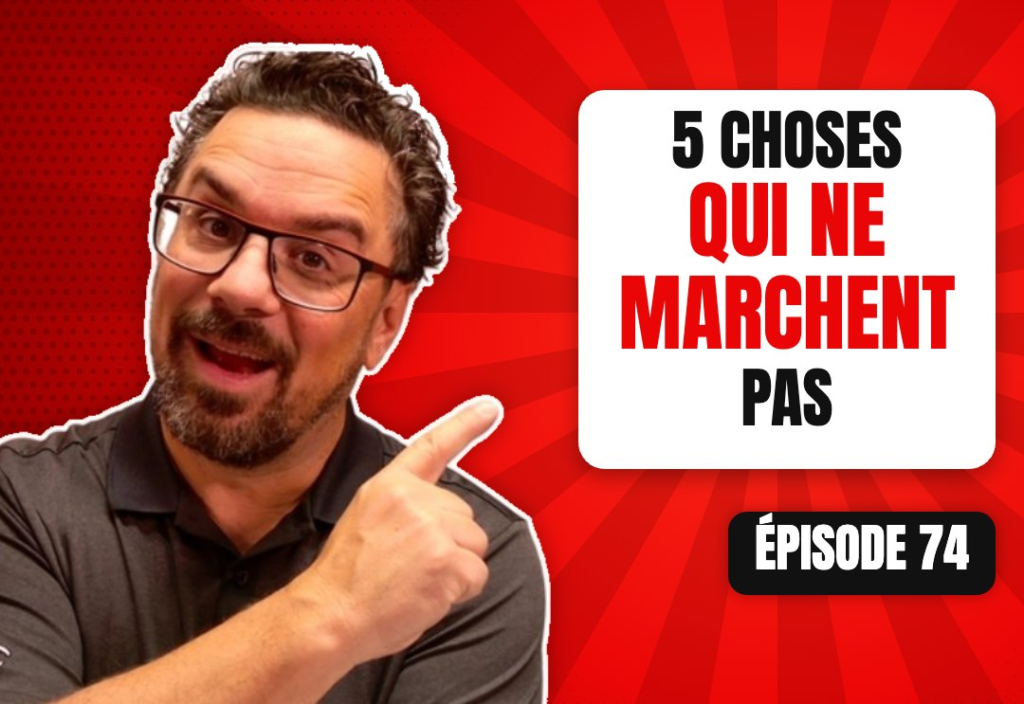 Épisode 74 du podcast L'Académie du Podcast : Ces 5 choses qui ne feront étonnement pas grossir l’audience d’un podcast