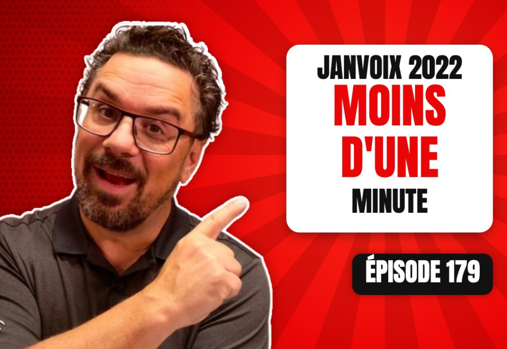 Épisode 179 du podcast L'Académie du Podcast : Janvoix 2022 - Épisode de moins d’une minute !