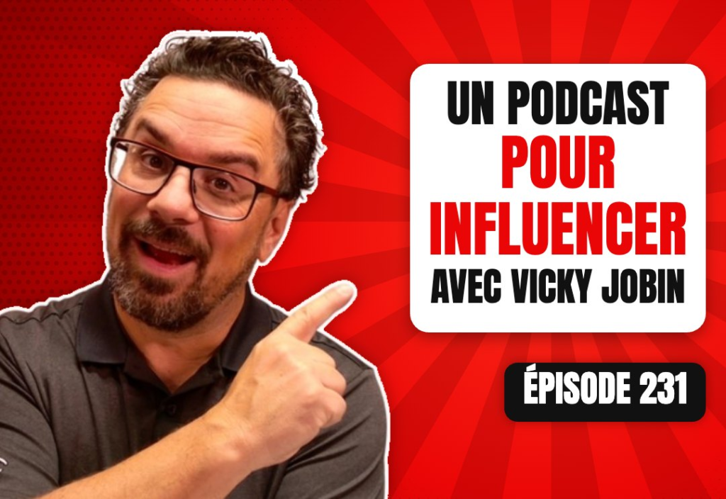 Épisode 231 du podcast L'Académie du Podcast : Un podcast pour influencer les entreprises : Vicky Jobin du podcast Atypique Intuitive