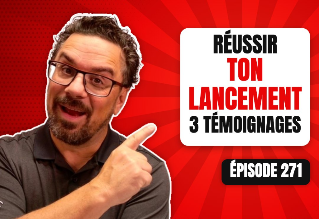 Épisode 271 du podcast L'Académie du Podcast : Comment réussir le lancement de son podcast