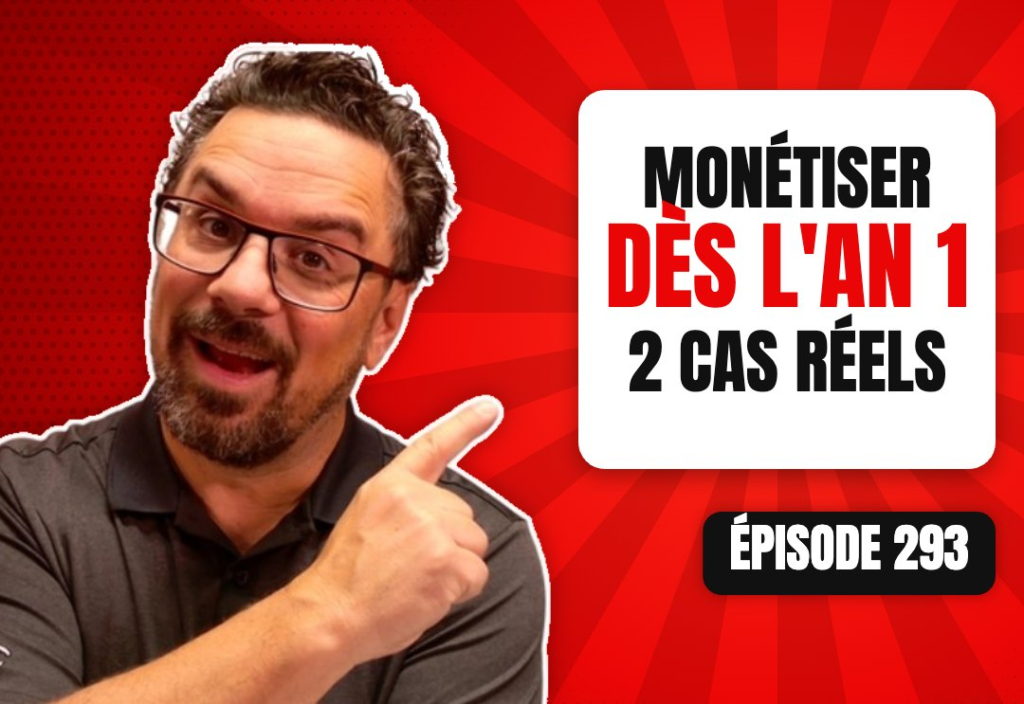 Épisode 293 du podcast L'Académie du Podcast : Monétiser rapidement son podcast
