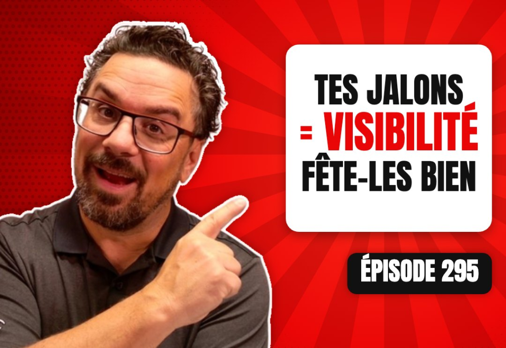 Épisode 295 du podcast L'Académie du Podcast : Comment tirer profit au maximum des jalons atteints avec ton podcast
