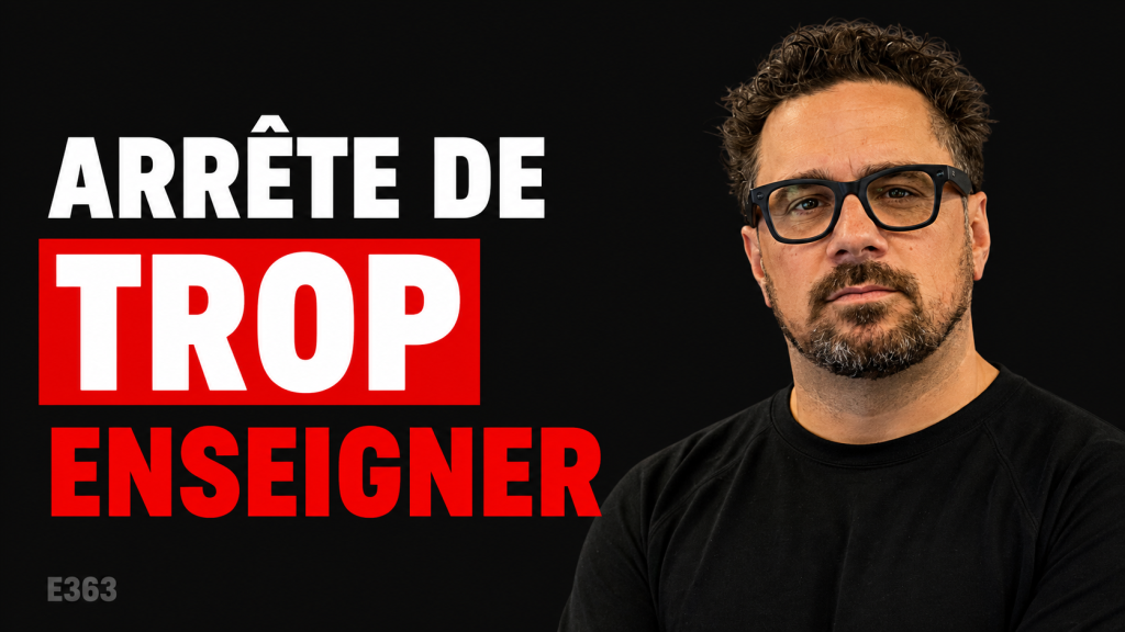 Marco Bernard · Académie du Podcast · pourquoi trop d’informations nuisent à l’impact d’un podcast