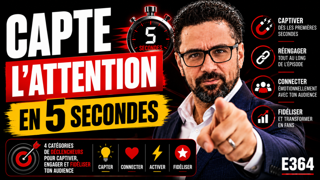 Marco Bernard · Académie du Podcast · comment capter l’attention avec des déclencheurs magnétiques