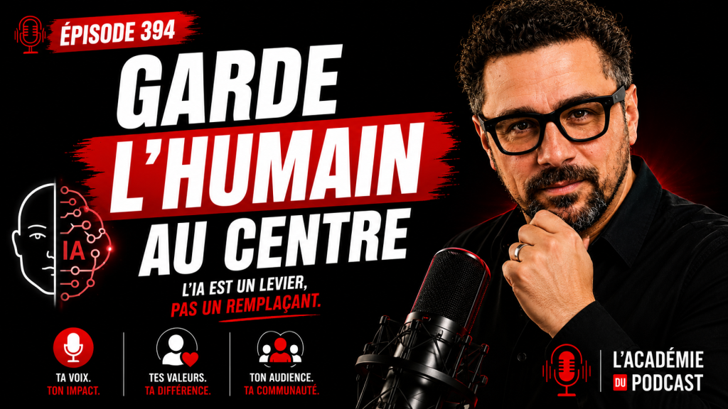 Marco Bernard · Académie du Podcast · quelle place donner à l’IA dans le contenu