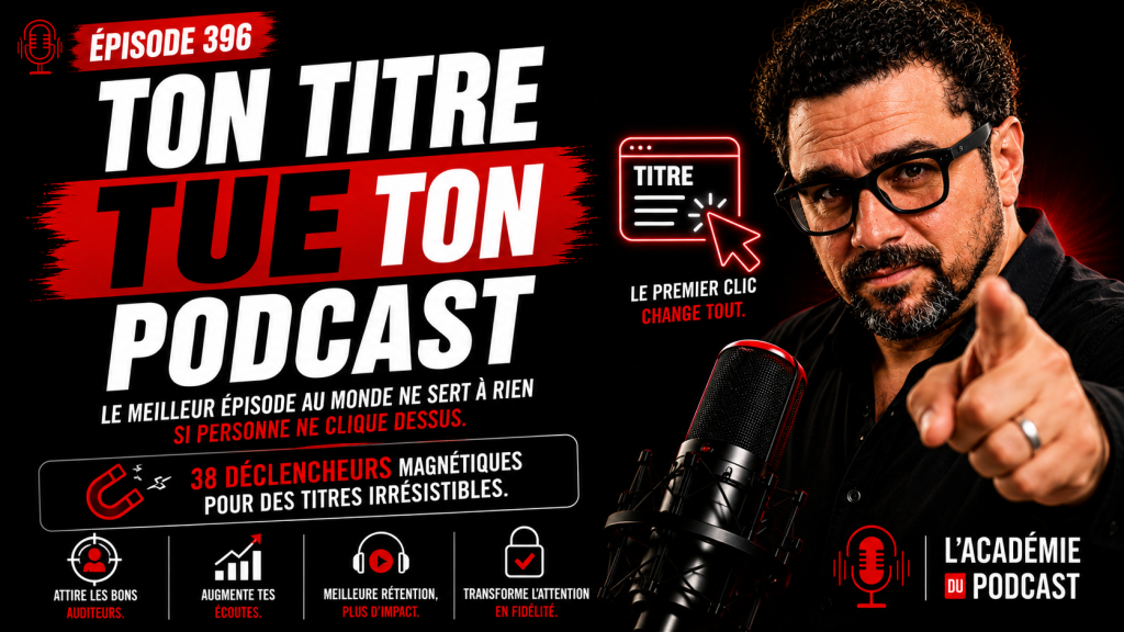 Marco Bernard · Académie du Podcast · comment créer un titre podcast accrocheur