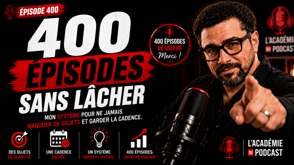 Marco Bernard · Académie du Podcast · comment ne plus manquer de sujets pour son podcast