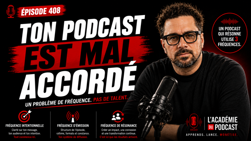 Marco Bernard · Académie du Podcast · les 3 fréquences du podcast stratégique