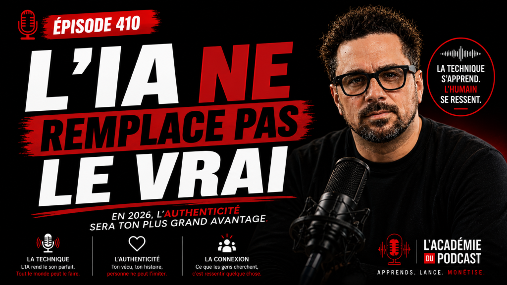 Marco Bernard · Académie du Podcast · comment créer un podcast plus authentique avec l’IA