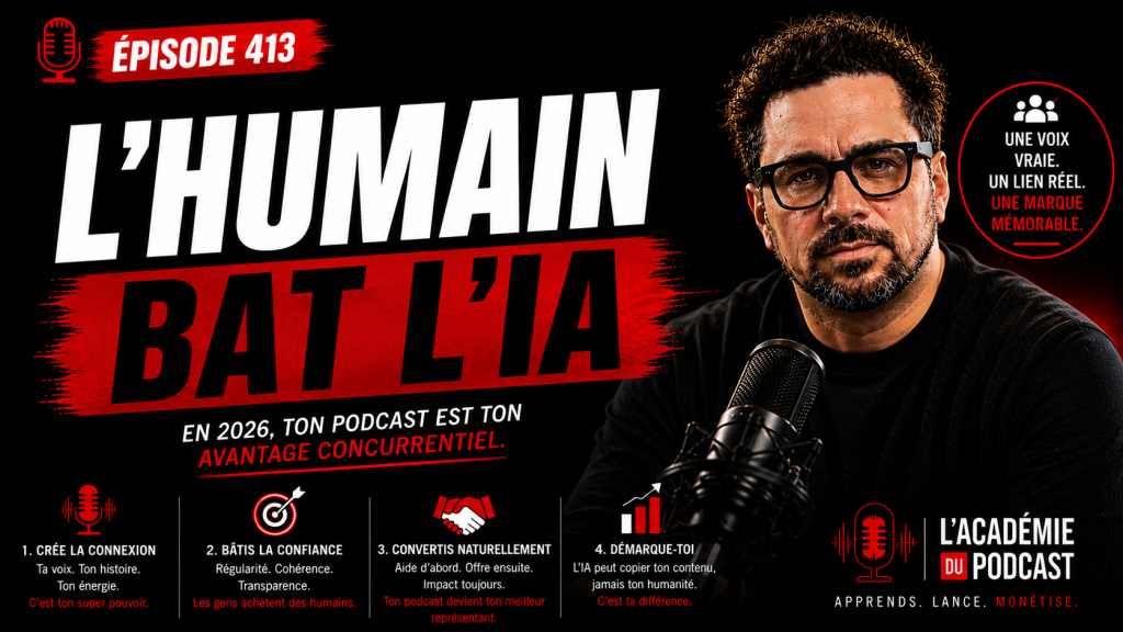 Marco Bernard · Académie du Podcast · comment bâtir une marque humaine avec le podcast