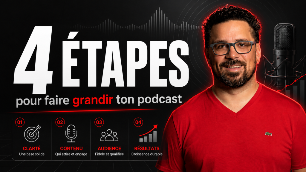 4 étapes pour faire grandir ton podcast
